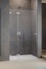 Radaway Essenza Pro Brushed Nickel Dwj drzwi wnękowe 80cm lewe szczotkowany nikiel 10099080-91-01L